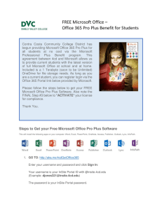 FREE Microsoft Office – Office 365 Pro Plus Benefit for Students