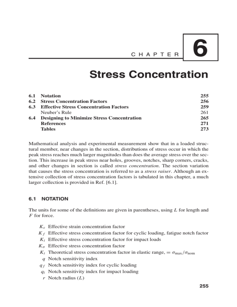 stress concentration research paper
