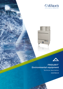 Technical description FRIDURIT environmental equipment
