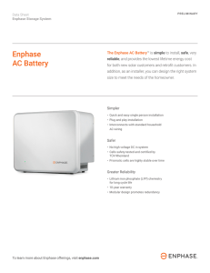 Enphase AC Battery