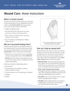 Wound Care: Home Instructions