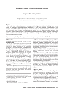 Zero Energy Potential of High-Rise Residential Buildings - J