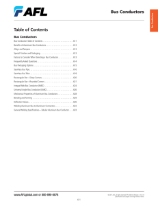Bus Conductors Table of Contents