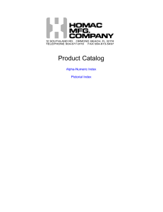 Homac Product Catalog