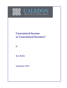 Guaranteed Income or Guaranteed Incomes?