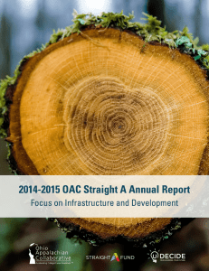 2014-2015 OAC Straight A Annual Report