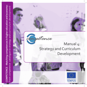 Manual 4: Strategy and Curriculum Development