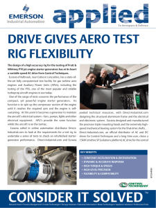 Drive Gives Aero Test Rig Flexibility