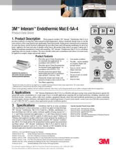 3M™ Interam Endothermic Mat E-5A