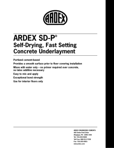 Data Sheet - ARDEX Americas
