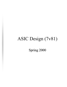 ASIC Design (7v81)