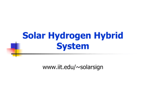 Solar Hydrogen Hybrid System