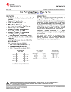 Dual Positive-Edge-Triggered D-Type Flip