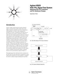 AG VCO/PLL - Agilent Technologies