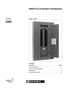 NQOD Circuit Breaker Panelboards