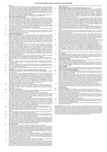 Terms and Conditions of Sale and Delivery of tesa tape Kft.