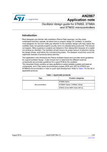 AN2867 - STMicroelectronics