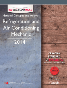 2014 Refrigeration and Air Conditioning Mechanic