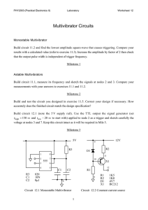 Multivibrator Circuits