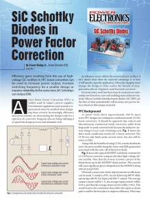 SiC Schottky Diode in Power Factor Correction