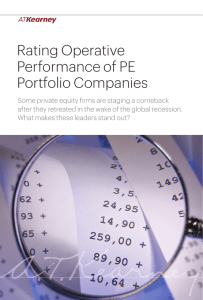 Rating Operative Performance of PE Portfolio