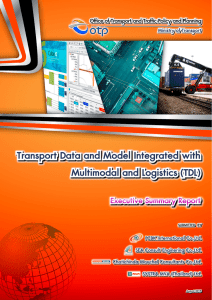Chapter 3 Maintenance of transport and traffic database system