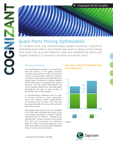 Spare Parts Pricing Optimization