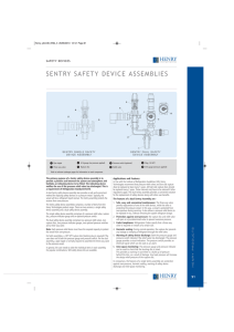 sentry safety device assemblies