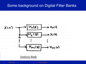 Some background on Digital Filter Banks