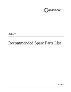 Recommended Spare Parts List