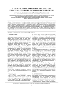 a study on seismic performance of adjacent structures connected