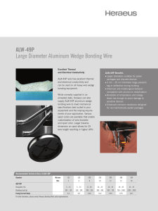 ALW-49P Large Diameter Aluminum Wedge Bonding Wire