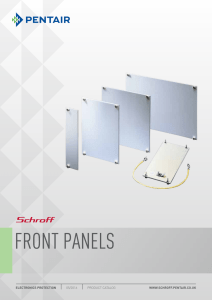 Front panels - PentAirProtect.com