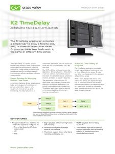 K2 Time Delay