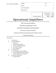 Lab 3 Operational Amplifiers 2.13