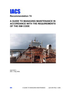 A guide to managing maintenance i