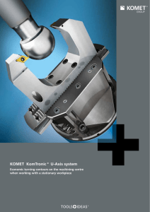 KomTronic ® U-Axis-System Brochure