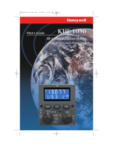 KHF 1050 HF Radio