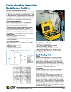 Understanding Insulation Resistance Testing