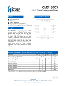 CMD180C3 - Custom MMIC