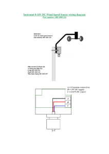 Instromet 0-10V DC Wind Speed Sensor wiring diagram