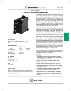 INVERTER ARC WELDING MACHINE