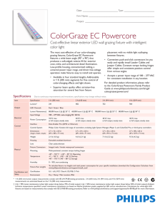 ColorGraze EC Powercore - Philips Color Kinetics