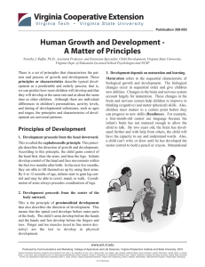 Human Growth and Development