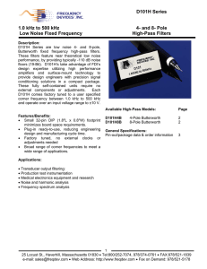 D101H Series 1.0 kHz to 500 kHz Low Noise Fixed Frequency 4