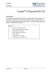 Trusted 8 Channel RTD FTA