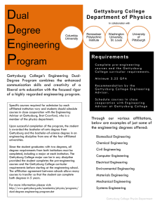 Dual Degree Engineering Program