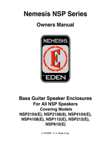 NSP410(E) - EDEN Amplification