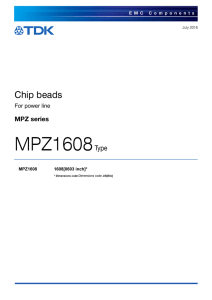 MPZ1608Type - TDK Product Center