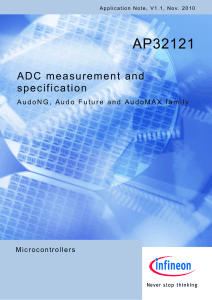 ADC measurement and specification